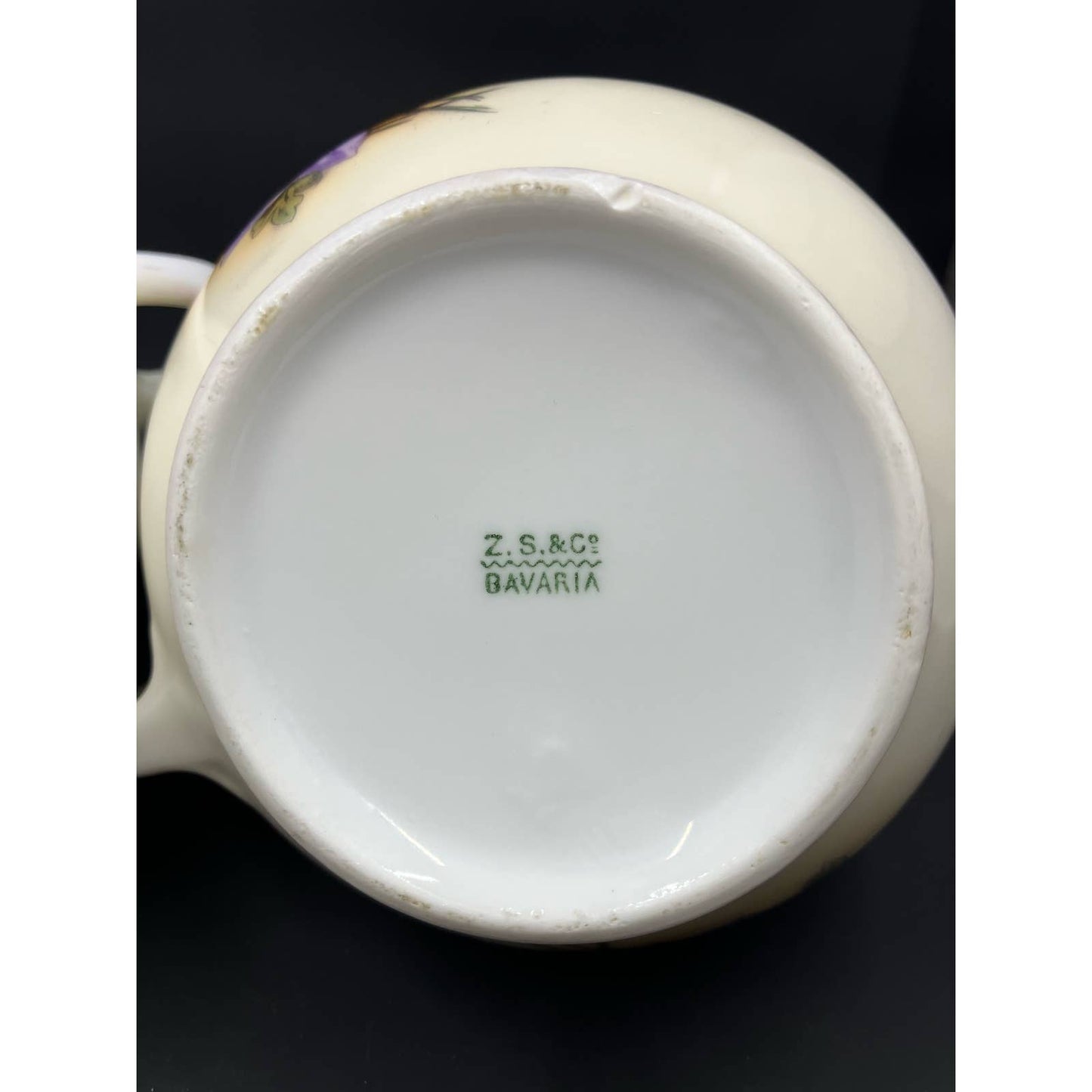 Antique ZS&Co Zeh Scherzer & Co Sugar & Creamer Set. Trimmed in Gold. Circa 1880-1918