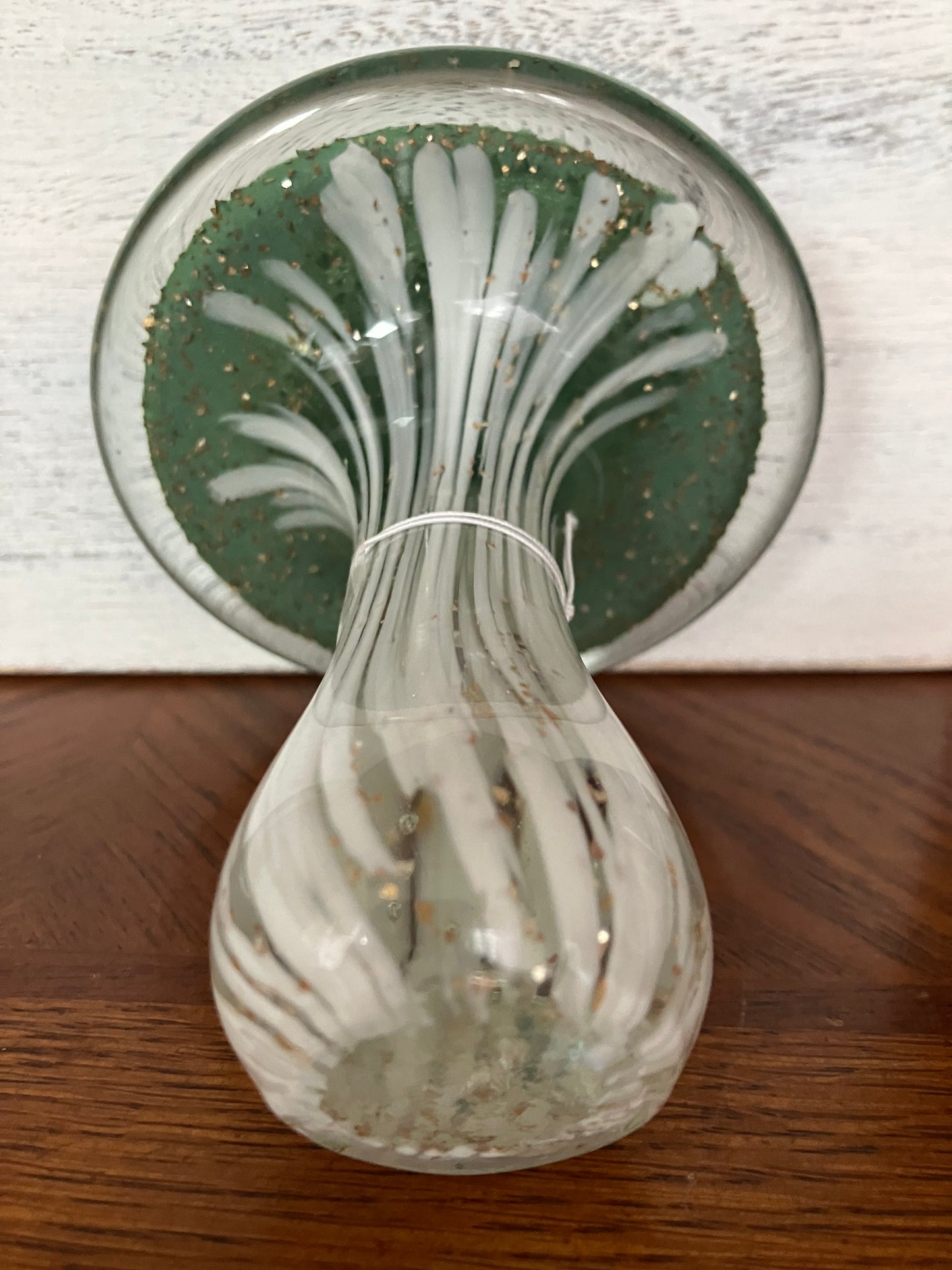 Hand Blown Glass Mushroom