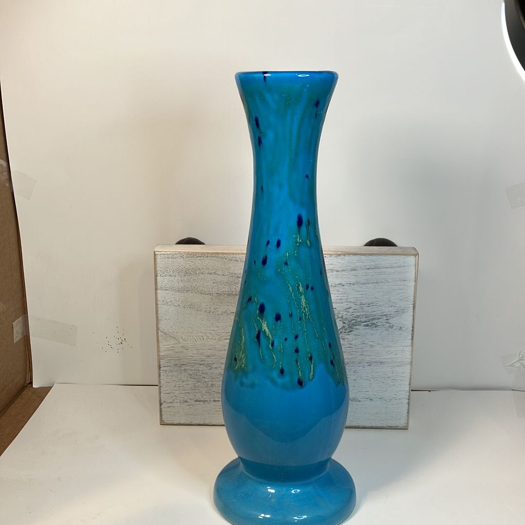 Studio Pottery Bar Harbor Pottery Made in Maine, Beautiful Blue, Purple, Green and Gold Glaze