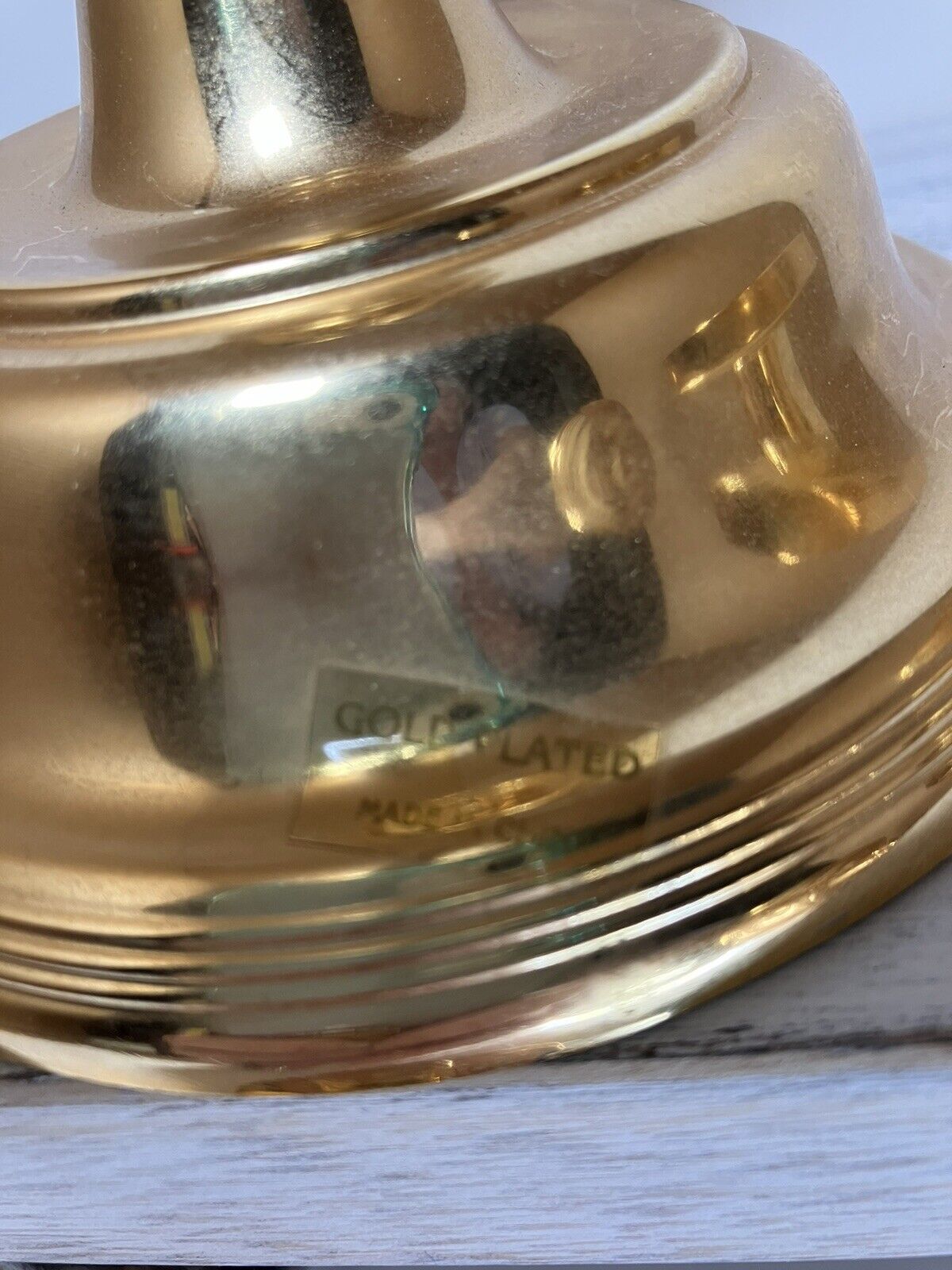 International Silver Company, Gold-Plated, Candlestick Candle Holders W/inserts