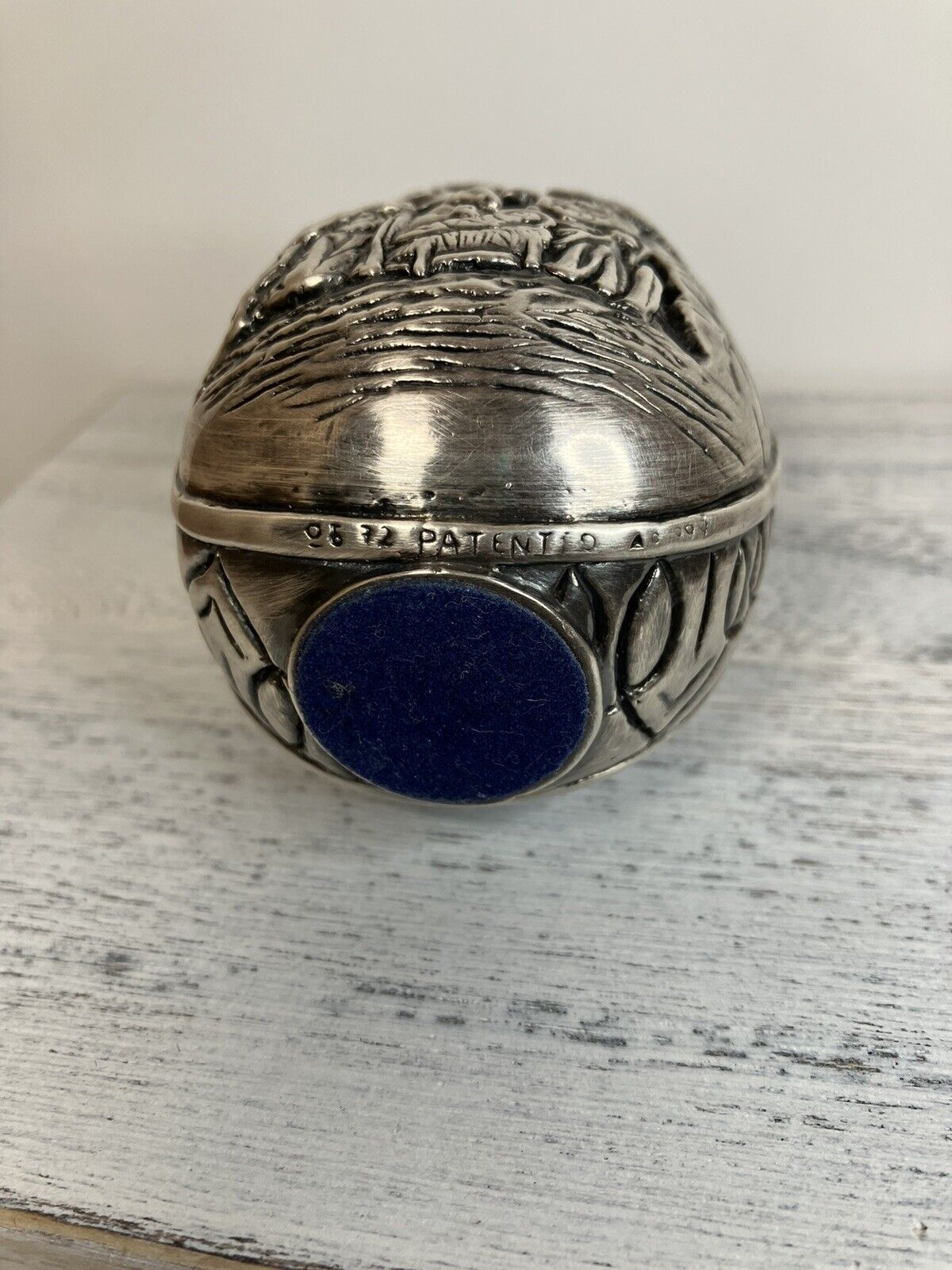 Silver Egg Marked .999 Religion, Weighs 7.7 Ounces, 218.291 Grams
