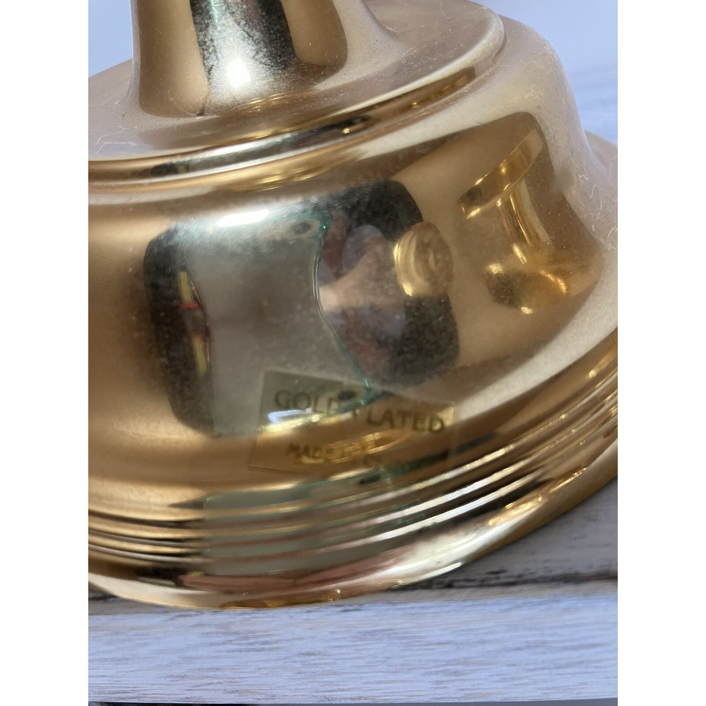 International Silver Company, Gold-Plated, Candlestick Candle Holders W/inserts