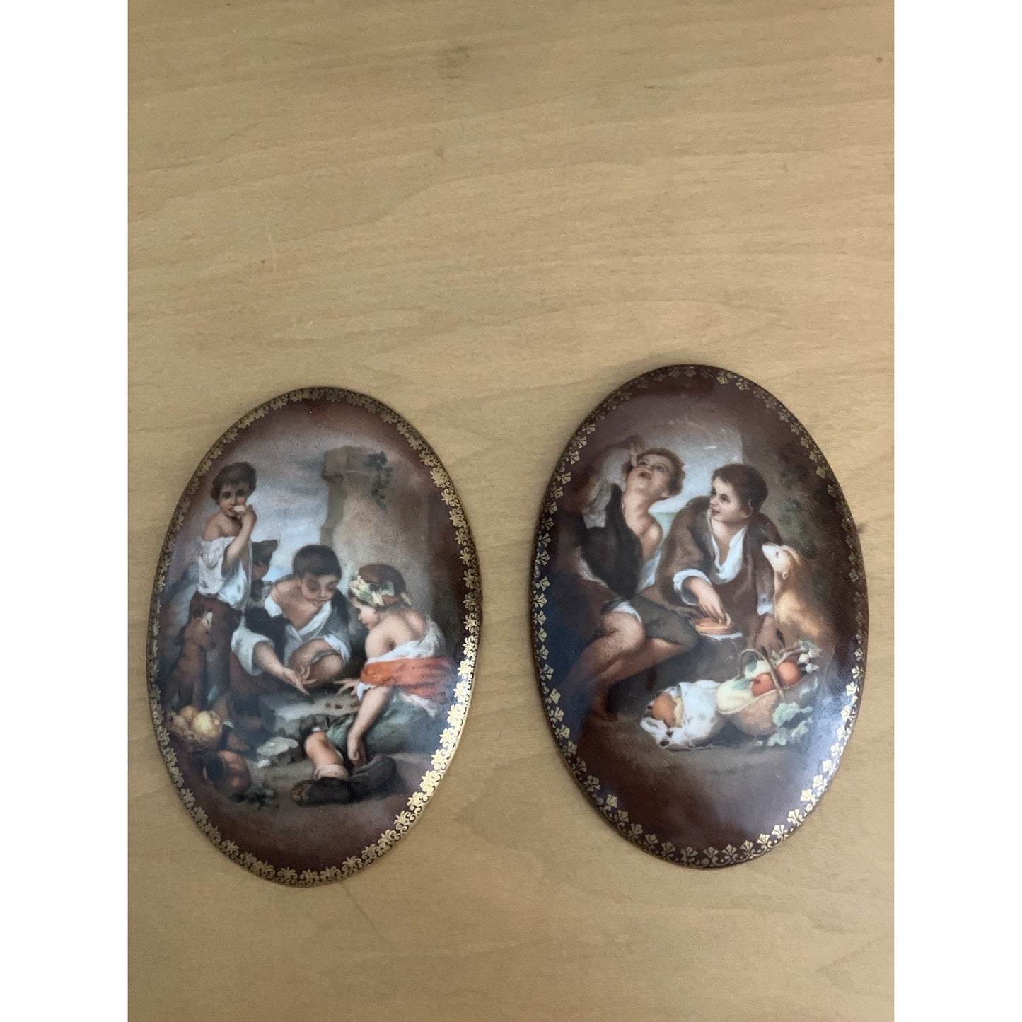 Antique Pirkenhammer Rkg Porcelain Plaques