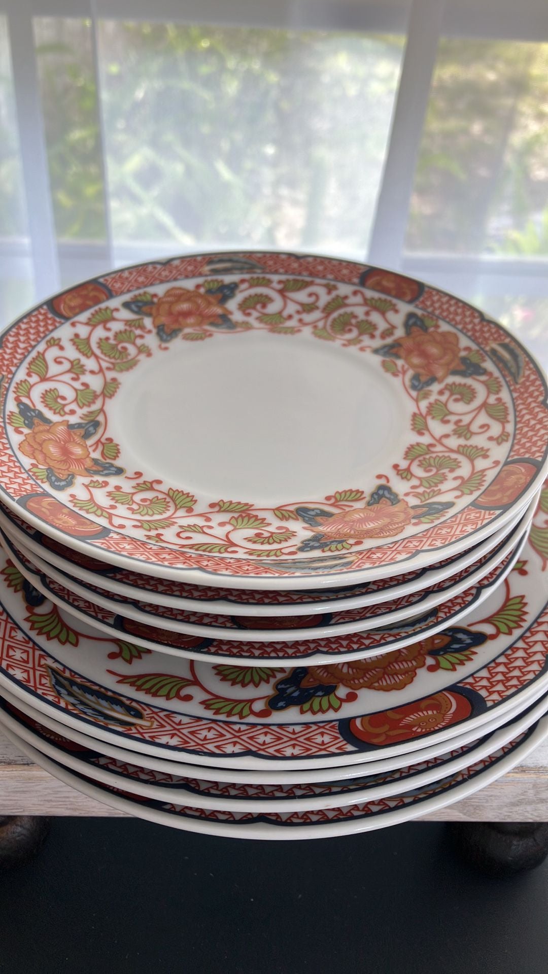Georges Briard Authentic Reproduction of His 19th Century Japanese Porcelain Circa 1825 Peony
