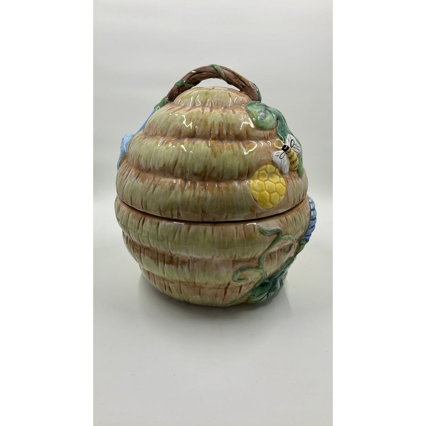 Bee Bold and Bee Happy Soup Tureen Old Time Pottery, American Atelier.